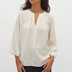 InWear - Minimalist Blouse | Scandinavian Workwear Top - Sise 8
